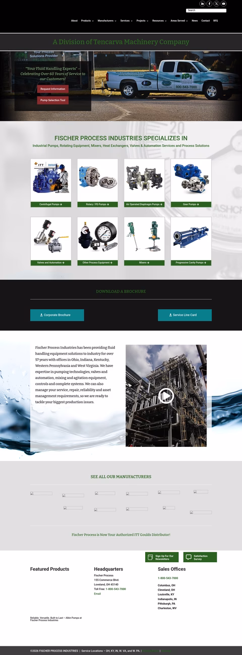 Fischer-Process-Industries Homepage 1440px