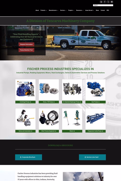 Fischer-Process-Industries Homepage 1440px