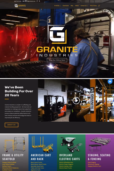 Granite-Industries Homepage 1440px