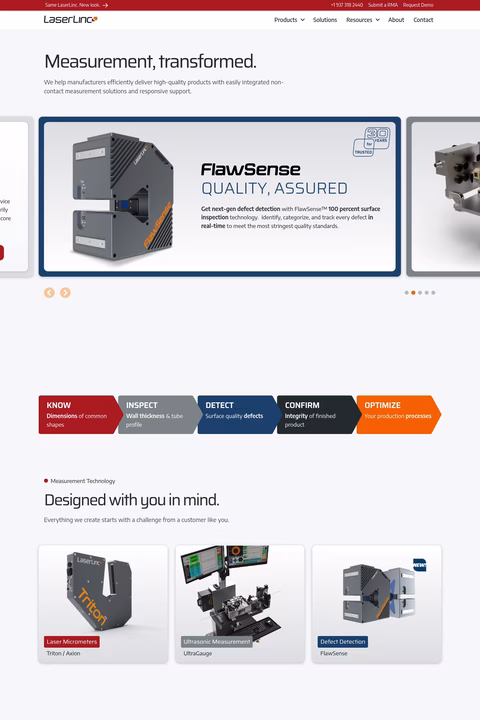 Laserlinc Homepage 1440px