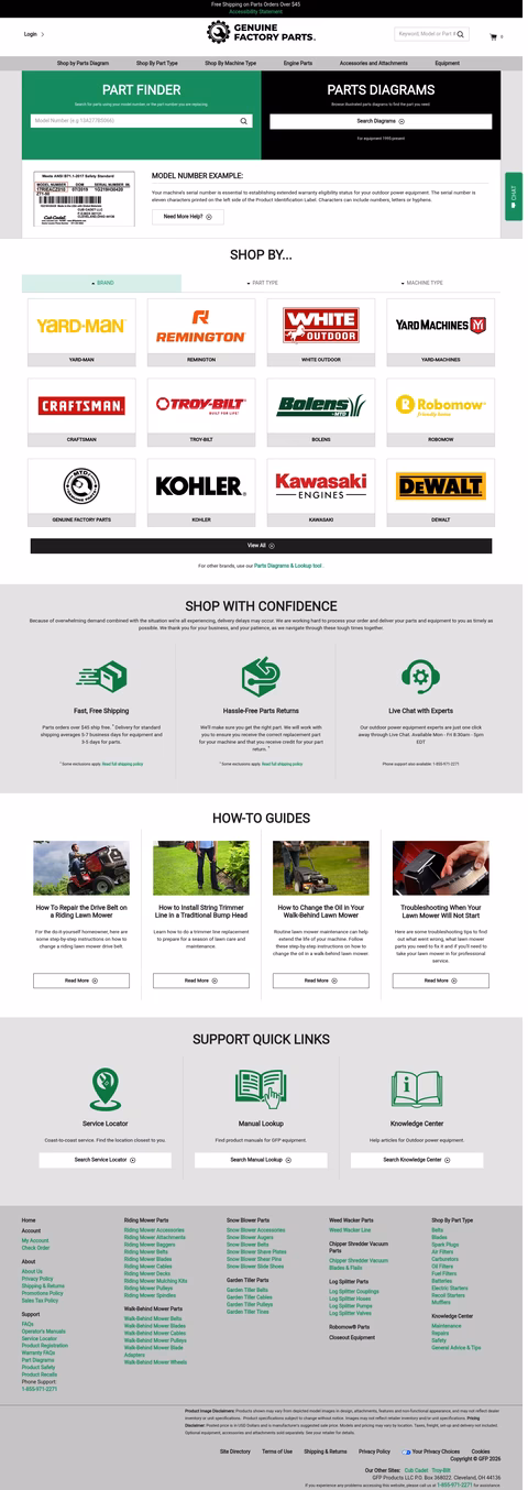 Gfp-Products Homepage 1440px