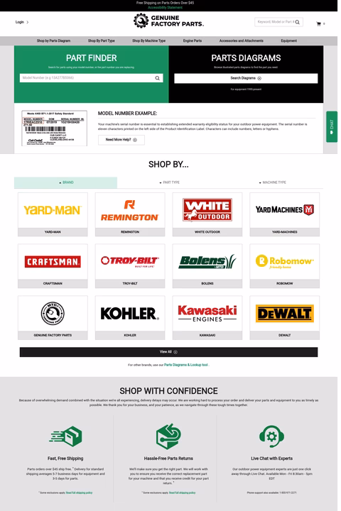 Gfp-Products Homepage 1440px