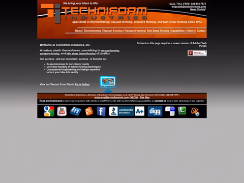 Techniform-Industries Homepage 1440px