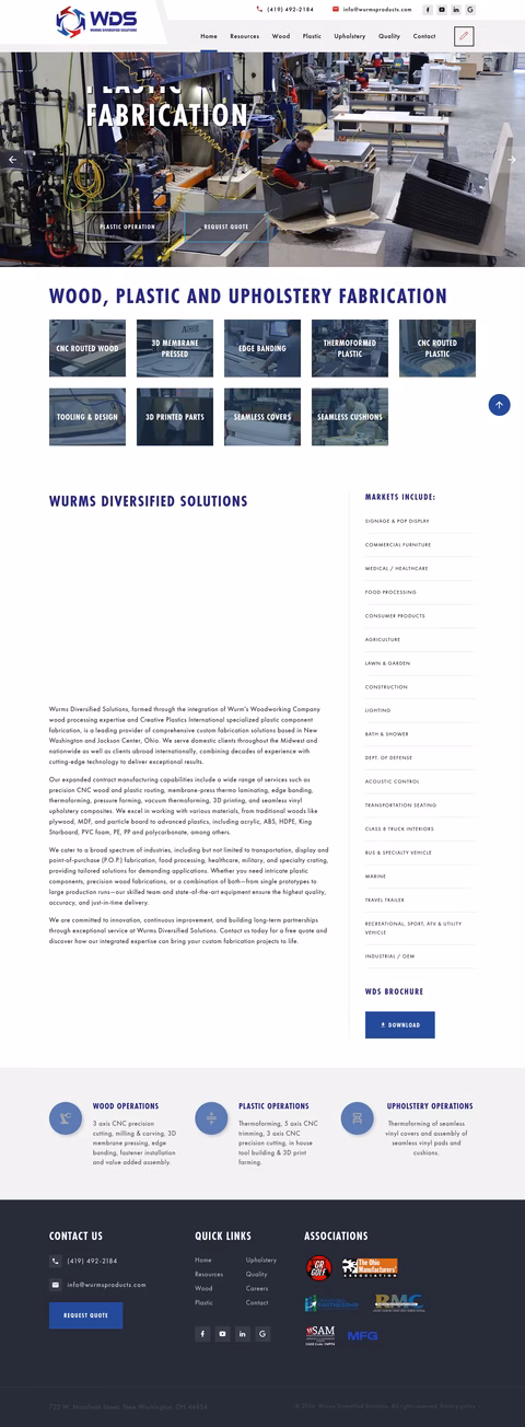 Wurms-Diversified-Solutions Homepage 1440px