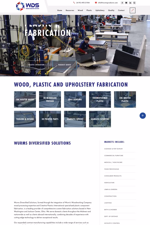 Wurms-Diversified-Solutions Homepage 1440px