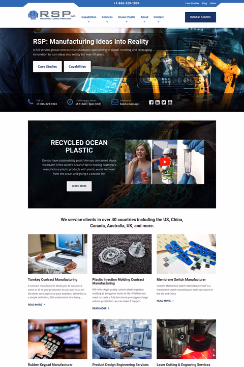 Rsp Incorporated Homepage 1440px