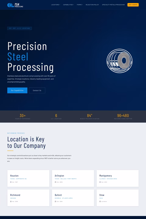 Tsa-Processing Homepage 1440px