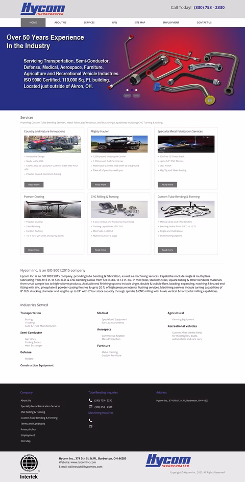 Hycom-Inc Homepage 1440px