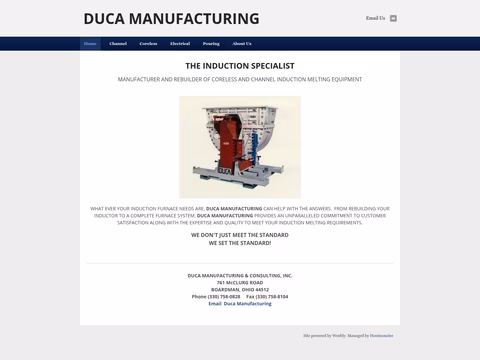 Duca-Manufacturing Homepage 1440px