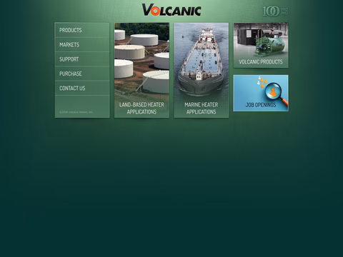 Volcanic-Heater Homepage 1440px
