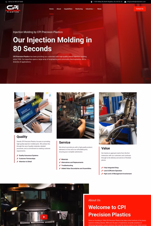 Sare-Plastics Homepage 1440px