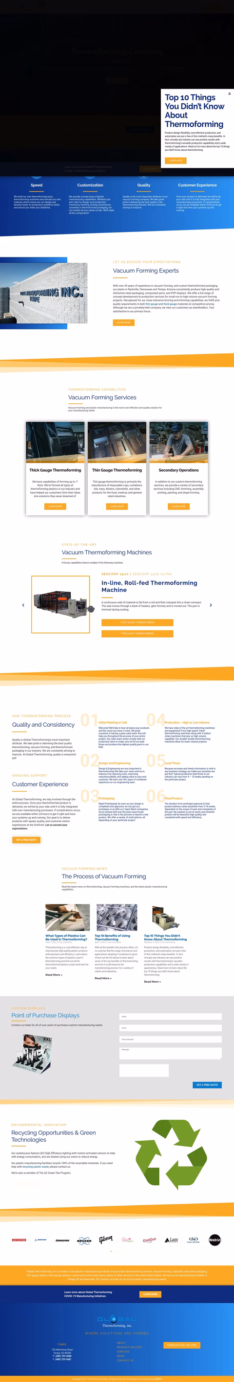 Global Thermoforming Homepage 1440px