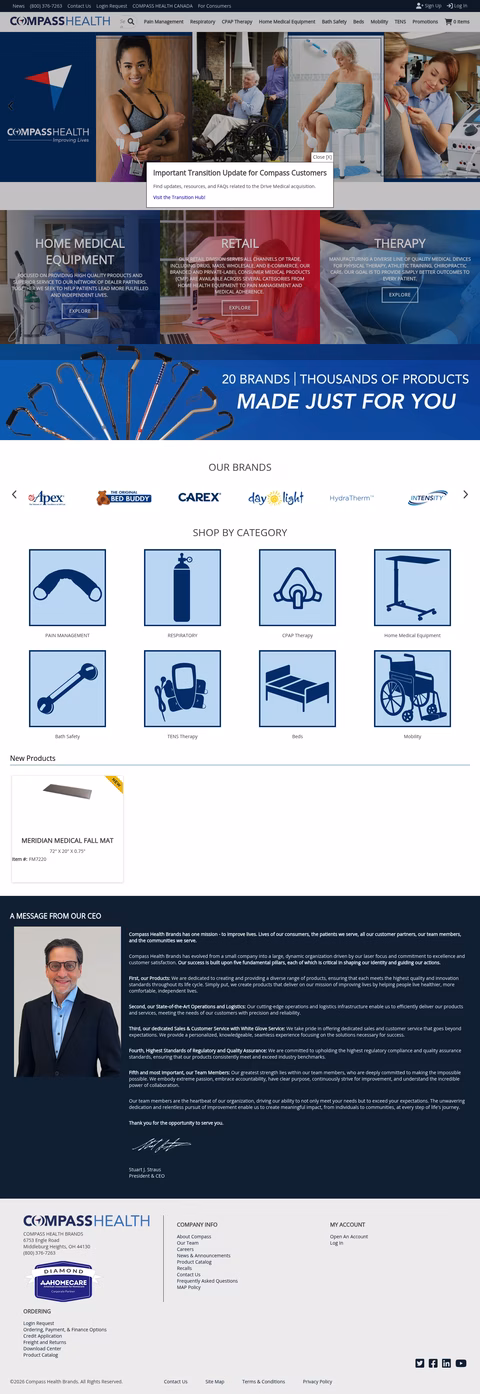 Compass-Health-Brands Homepage 1440px