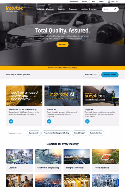 Intertek-Group-Plc Homepage 1440px
