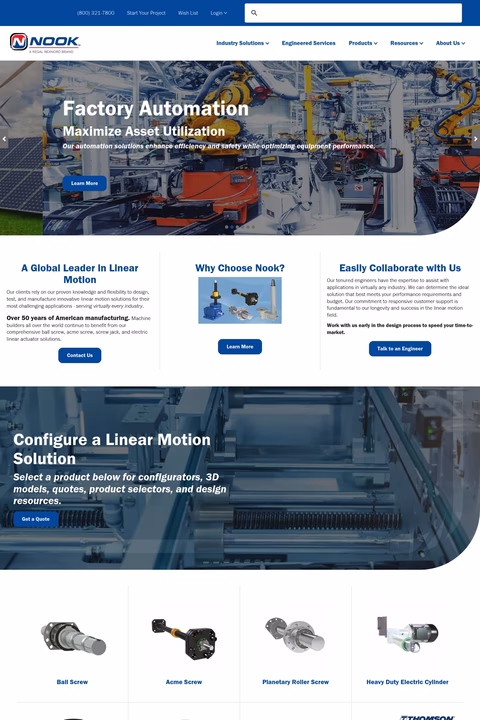 Nook-Industries Homepage 1440px