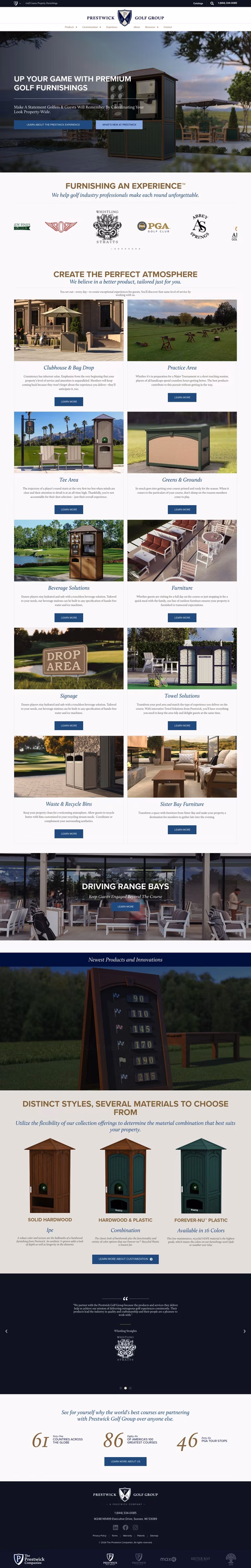 Prestwick Golf Group Homepage 1440px