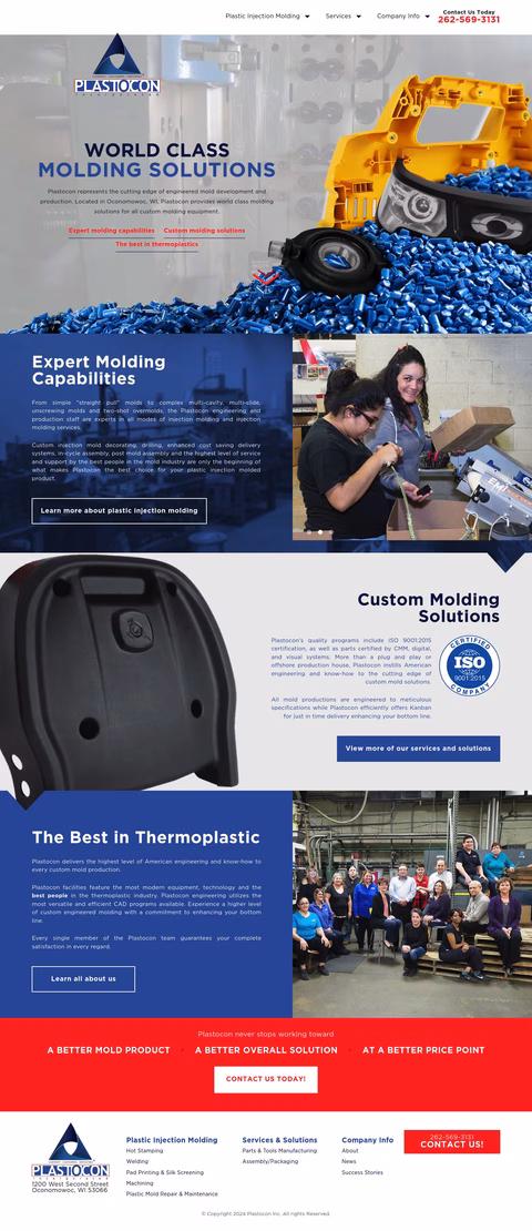 Plastocon Inc Homepage 1440px