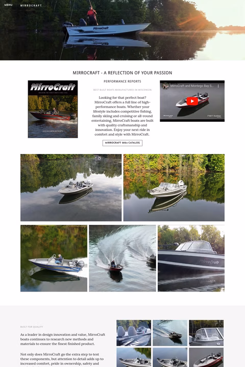 Mirrocraft Homepage 1440px