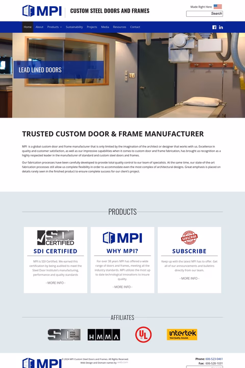 Mpi Custom Steel Doors And Frames Homepage 1440px