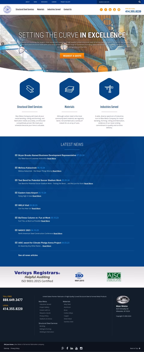 Max Weiss Co Homepage 1440px