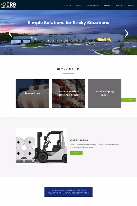 Channeled Resources Group Homepage 1440px