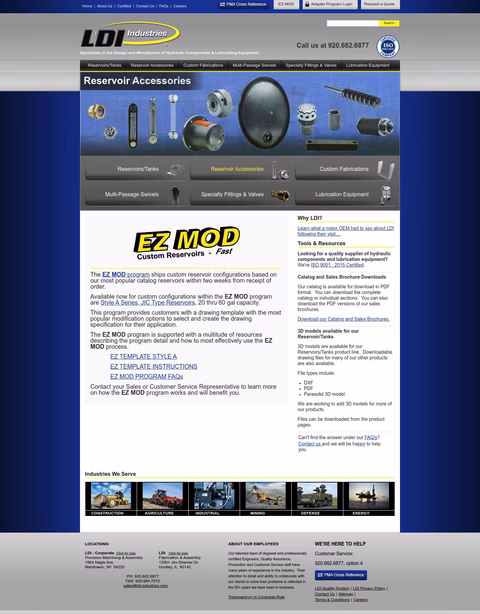 Ldi Industries Inc Homepage 1440px