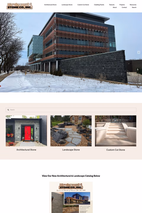 Krukowski Stone Company Homepage 1440px
