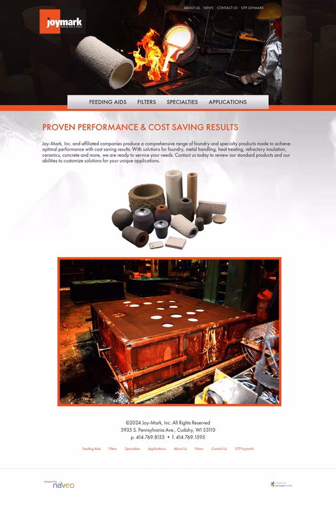 Joy Mark Inc Homepage 1440px