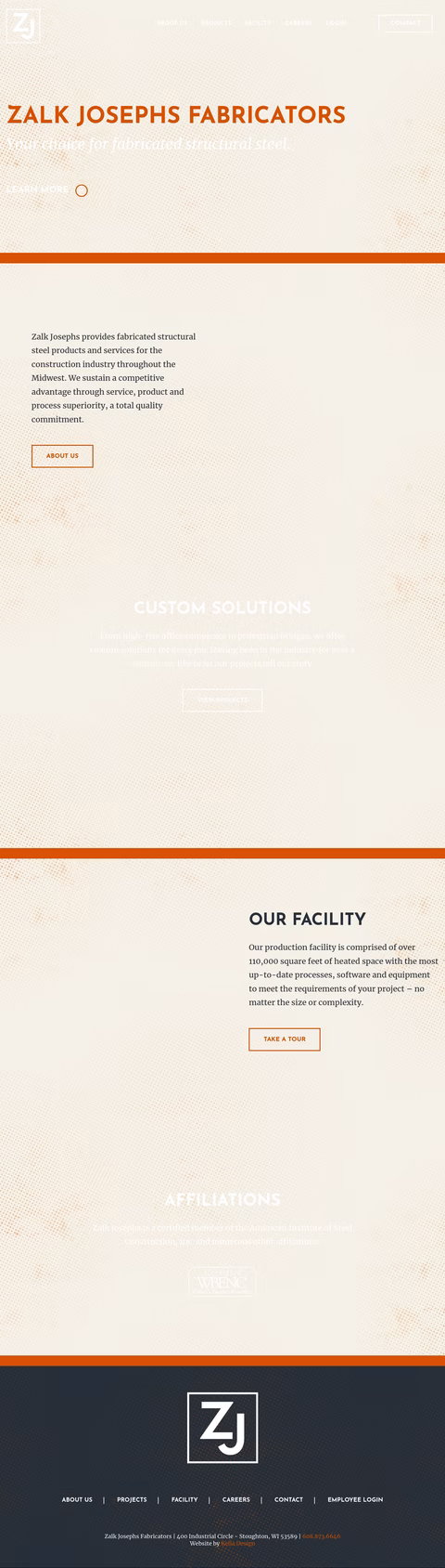 Zalk Josephs Fabricators Homepage 1440px