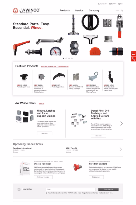 J W Winco Inc Homepage 1440px