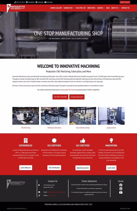 Innovative Machining Homepage 1440px
