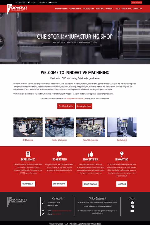 Innovative Machining Homepage 1440px