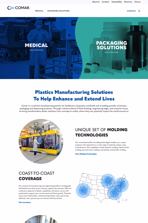 Comar Homepage 1440px