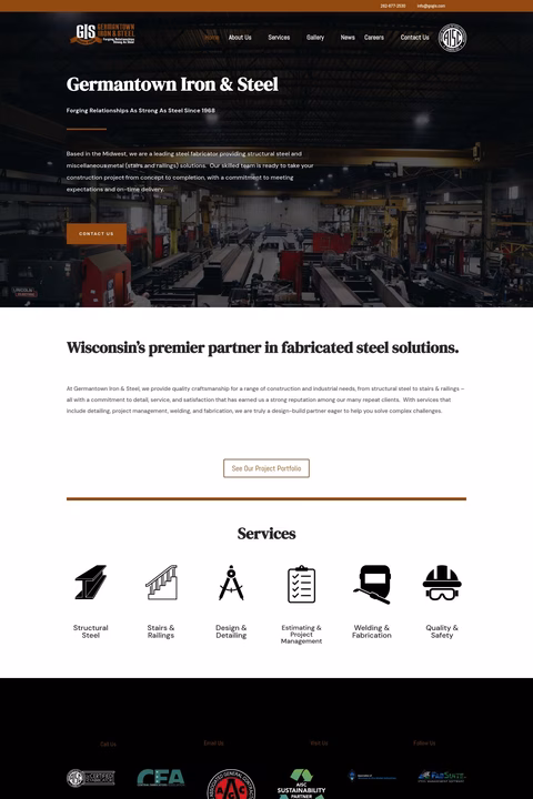 Germantown Iron Steel Homepage 1440px