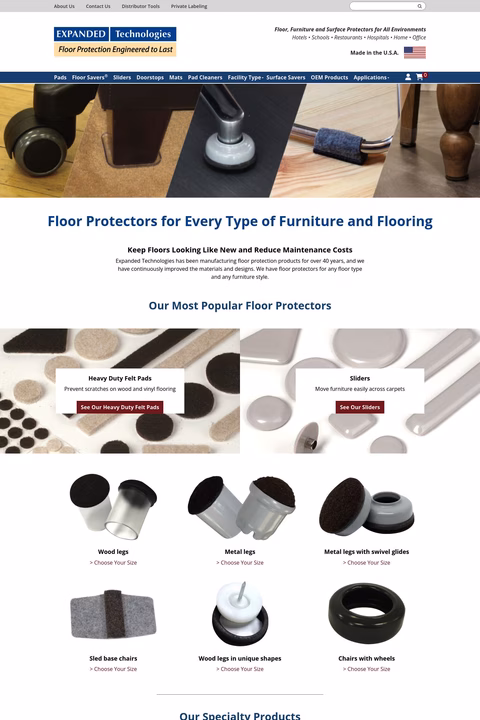 Expanded Technologies Homepage 1440px