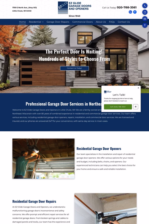 Ez Glide Garage Doors And Openers Homepage 1440px