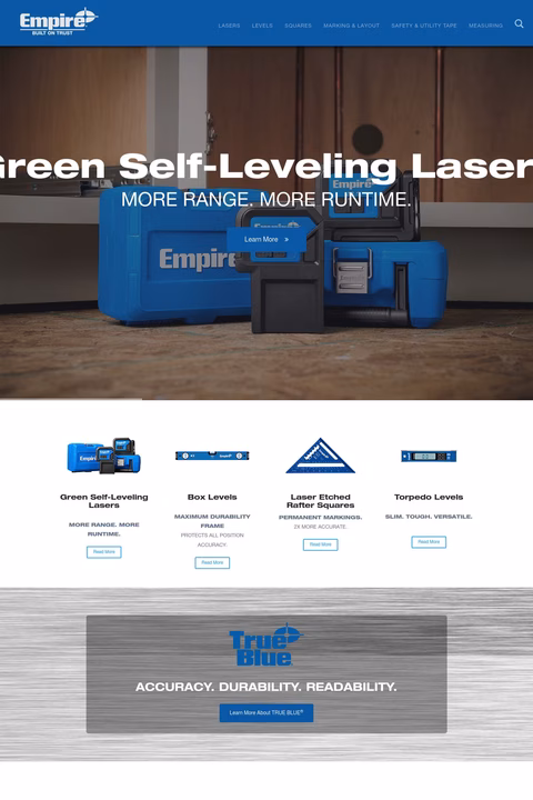 Empire Level Homepage 1440px