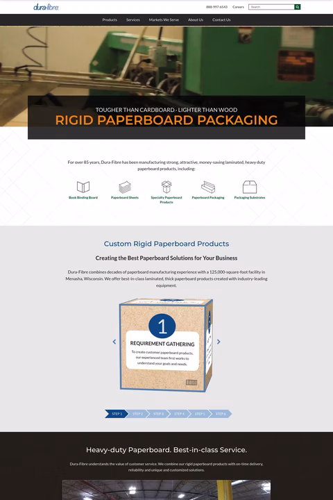 Dura Fibre Homepage 1440px