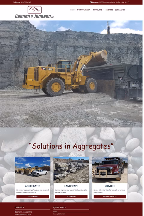 Daanen Janssen Inc Homepage 1440px