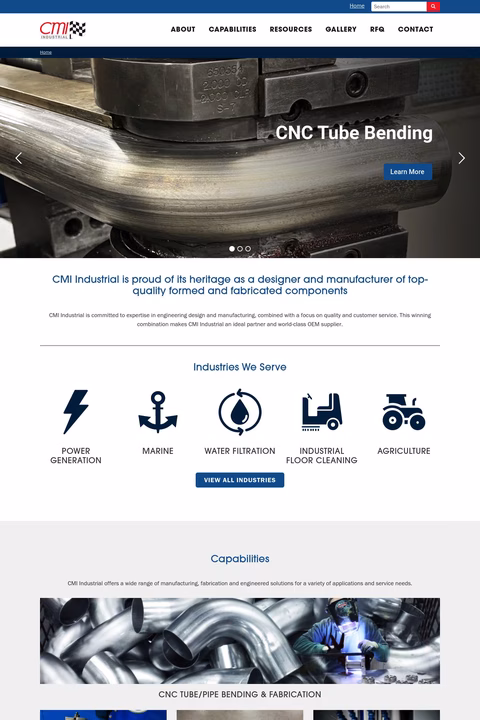 Cmi Industrial Homepage 1440px