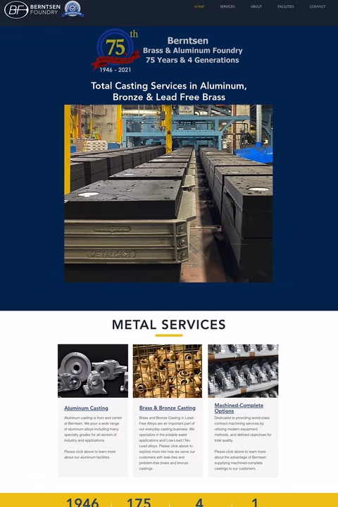 Berntsen Foundry Homepage 1440px