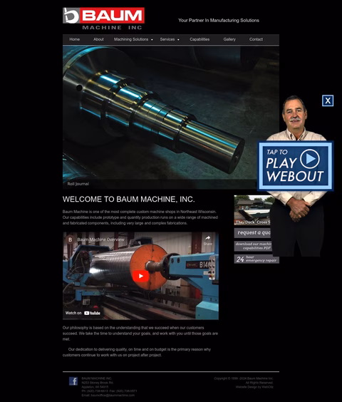 Baum Machine Inc Homepage 1440px