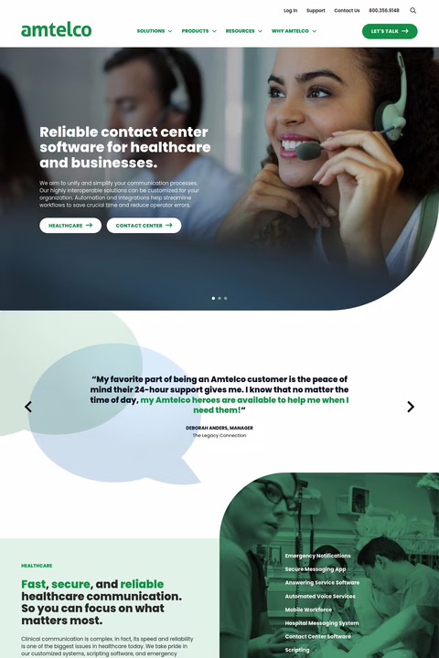 American Tel A Systems Homepage 1440px