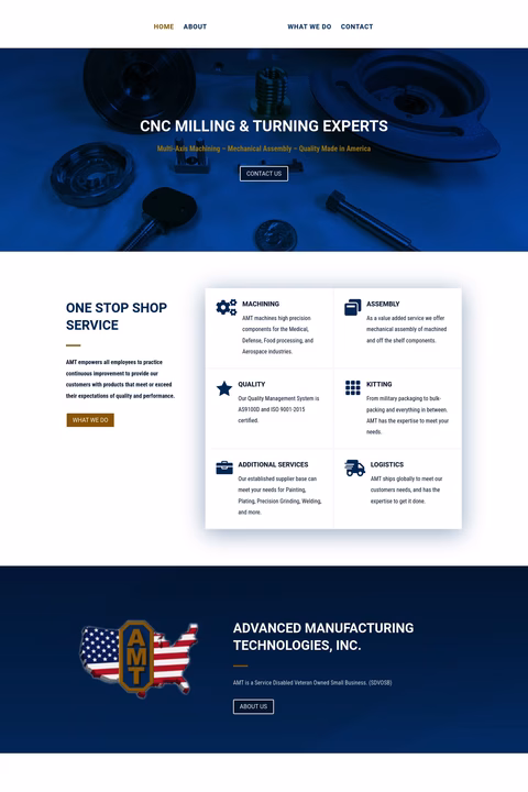 Advanced Manufacturing Technologies Homepage 1440px