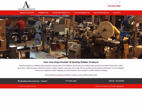 Accurate Products Homepage 1440px