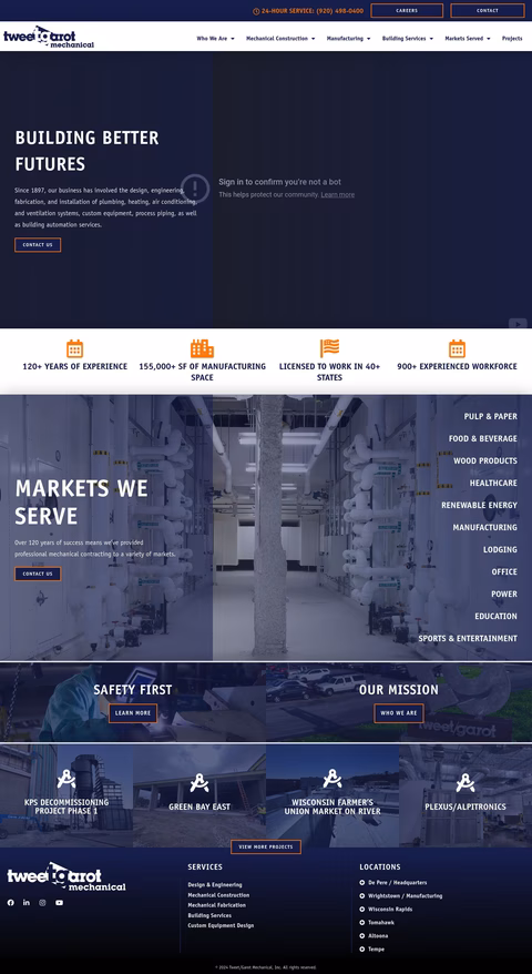 Tweet Garot Mechanical Homepage 1440px