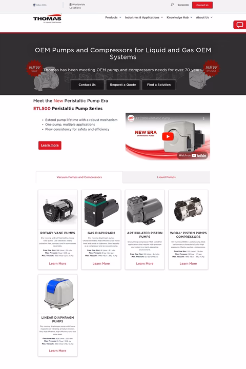 Thomas Pumps Homepage 1440px