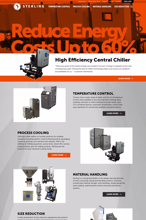 Sterling Inc Homepage 1440px