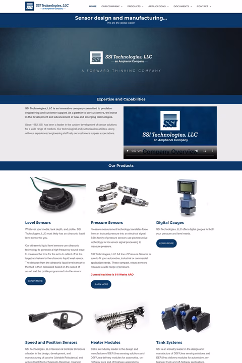 Ssi Technologies Homepage 1440px