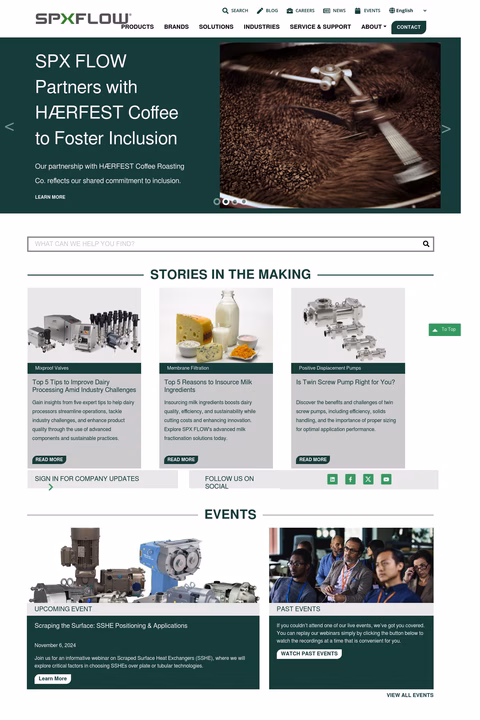Spx Flow Homepage 1440px